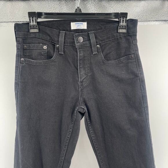 Denizen from Levi’s Men’s 288 Skinny Black Denim Jeans W29 L32 - Picture 3 of 13